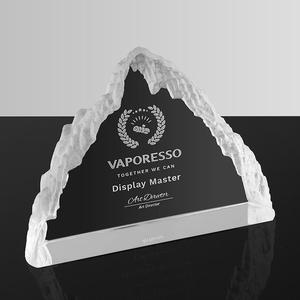 Crystal Mountain <b>Trophy</b> Laser <b>Engraved</b> K9 Crystal Award Corporate Event Gift Various Sizes Durable - Product Image 4