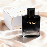 Flacon de parfum pour femme de haute qualité personnalisé avec couvercle, logo/boîte personnalisés, flacon de parfum vide de luxe irrégulier 50 ml 100 ml