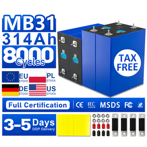 MB31 LiFePO4 3.2V 314Ah Batterij - Hoge Efficiëntie, Milieuvriendelijke Energieoplossing - Product Image 1