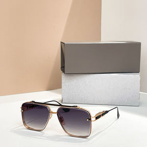 Lunettes de soleil de luxe en métal, style classique, monture carrée, pour hommes et femmes, collection 2025 – Gafas de Sol - Product Image 3