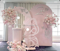Arche de mariage en acrylique blanche moderne de luxe LEXI AC-001, pliable, taille et couleur personnalisables, décoration