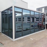 Maison Conteneur Pliante en Acier Préfabriquée Moderne Étanche à Assemblage Rapide 20ft/40ft 3 Chambres pour Usage Hôtelier