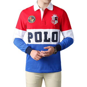 Chemises de sport pour hommes ATREIDES de haute qualité, 100% coton tricoté, écologiques, grande taille, broderie 3D, manches courtes, style américain - Product Image 1