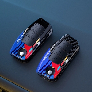 Cover per Chiave Auto in Fibra di Carbonio ABS per <span class=keywords><strong>Ford</strong></span> Fiesta Focus B-Max C-Max Mondeo Falcon Eco Sport Galaxy, <span class=keywords><strong>Accessori</strong></span> Portachiavi - Product Image 5