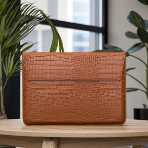 <strong>Customized</strong> PU Leather Laptop Bag for Men Women Laptop Sleeve Bag Wholesale Waterproof <strong>Computer</strong> Bag Laptop <strong>Case</strong> Protective Cover - Product Image 1