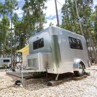 2024 Remorque de camping de luxe Prix bon marché Nouveau Camping Caravane Voyage Remorque Mobile Remorque RV