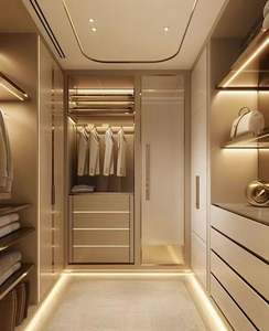 Armoires de style moderne personnalisées, armoire de chambre à coucher, vestiaire décoratif pour l'entrée - Product Image 4