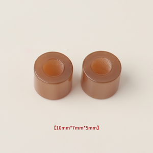 10*7*5MM cuentas de plástico cilíndricas traje de baño accesorios de resina - Product Image 4