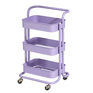 New Design Wholesale Beauty 3 Tiers Makeup Salon Cart Pedicure Spa Nail Shop <b>Trolley</b> Gold Beauty <b>Trolley</b> With Lockable Wheels - Product Image 1