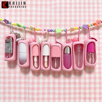Tubes de gloss à lèvres 6ml 10ml en plastique sérigraphiés avec bouchon à vis, contenants cosmétiques avec logo personnalisé