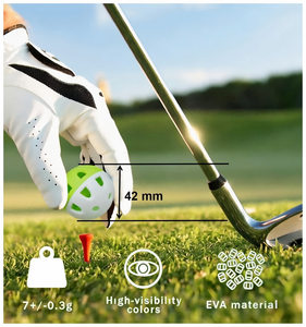 Balles de golf d'entraînement OEM ODM en EVA creuses, durables, de haute qualité, mini-balles souples pour entraînement en intérieur, balles de golf pour swing, logo personnalisé - Product Image 2