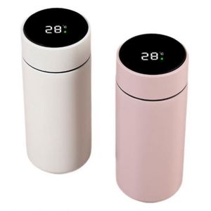 Promotion Corporate Activity Business <b>Gift</b> Metal 300Ml Smart Thermos Temperature Water Bottle With Logo Printed - Product Image 6