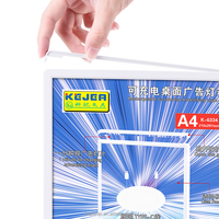Panneau d'affichage LED pour restaurant Boîte à lumière publicitaire rechargeable A4 Double face Support d'affichage LED Boîte à lumière LED Porte-enseigne