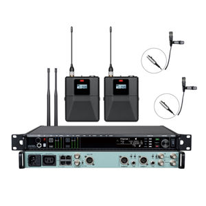 Micrófono Inalámbrico de Mano de Doble Canal UHF de Alta Calidad EIF AD4D-3, Micrófono XLR de Metal con Cancelación de Ruido, Portátil para Presentaciones - Product Image 3