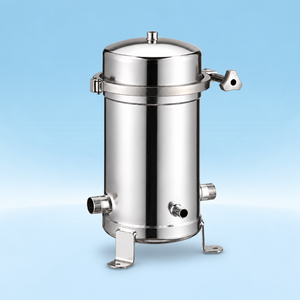 Boîtier de filtre rond simple haute capacité de type grand format 10 pouces en acier inoxydable pour la filtration de l'eau et des produits chimiques à haut débit - Product Image 2