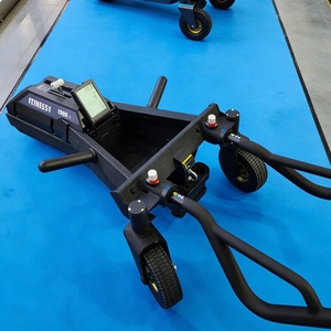 Traîneau de fitness à résistance magnétique pour l'entraînement Hyrox - Chariot réglable pour poussée et traction, pour la puissance explosive et le conditionnement physique - Product Image 4