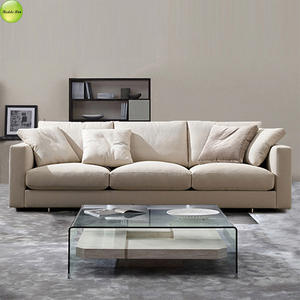 लक्जरी यूरोपीय बिक्री पर पश्चिमी शैली कपड़े सोफे फर्नीचर पार्लर के लिए बड़े अनुभागीय सोफा सेट - Product Image 5