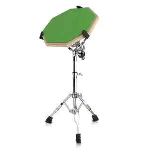 Großhandel Musik instrumente 8/12 Zoll Drum Pad Set Gummi Drum Übungs pad mit Ständer