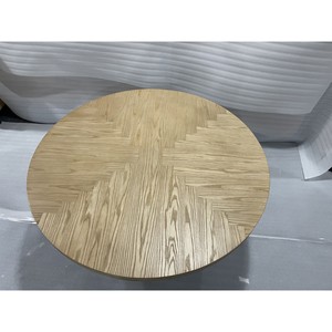 Table à manger moderne 1370 x 1370 x 760 en bois ronde pour meubles de maison - Product Image 6