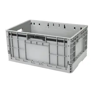 Heavy Duty Industrial Big Plastic Pallet Box Storage Fold Bins Collapsible Bulk Container