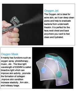 Pistola de Terapia de Oxígeno Hiperbárico Profesional, Máscara <span class=keywords><strong>Facial</strong></span> de Acero Inoxidable para Rejuvenecimiento e Hidratación de Labios y Rostro - Product Image 3