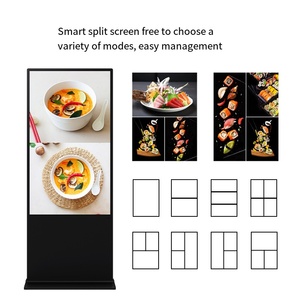 55 Inch Windows Android <strong>Touch</strong> <strong>Screen</strong> Kiosk Totem <strong>Display</strong> <strong>Advertising</strong> Player Ultra Thin <strong>Lcd</strong> Indoor <strong>Floor</strong> <strong>Standing</strong> Digital Signage - Product Image 3