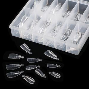 120 pièces de moules à ongles longs pour extension rapide française, double forme, pour ongles cercueil, pour manucure en gel en salon, outil de système d'onglerie réutilisable - Product Image 6