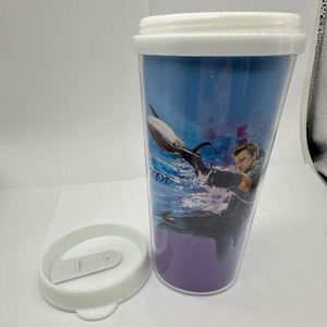 Gobelet en plastique personnalisable de 16 oz avec insert amovible en papier, design minimaliste moderne, paille, compatible lave-vaisselle, fait main, gobelet personnalisé - Product Image 2
