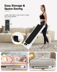 2025พร้อมส่ง USA Walking Pad, ใต้โต๊ะลู่วิ่ง<span class=keywords><strong>2</strong></span> in 1สำหรับบ้าน/สำนักงานที่มีรีโมทคอนโทรล, ลู่วิ่ง - Product Image 2