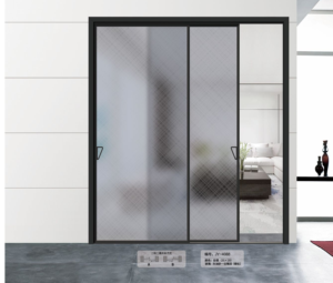 سلسلة أبواب منزلقة متينة لتقسيم المطبخ 35*18 مع مسارات داخلية علوي وسفلي - Product Image 1