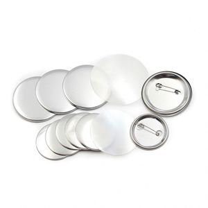 Blank Making Supplies Round Material Parts Button <b>Pin</b> <b>Badge</b> Kit, Including Metal Shells Back - Product Image 6