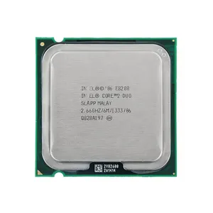 E8400 प्रोसेसर 3.0ghz इंटेल कोर 2 डुओ इस्तेमाल किया 6m 1333mhz दोहरी-कोर सॉकेट 775 सीपीयू 100% काम