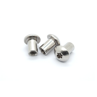 Écrou cylindrique TORX à 6 lobes en acier inoxydable 302 304 de haute qualité