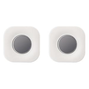 Magnetic Hook <b>Wall</b> Mounted Square Silicone Sticker 2 Pack Punch Free Storage For <b>Remote</b> <b>Control</b> And More - Product Image 1