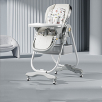 Chaise haute pliable multifonctionnelle et réglable pour bébé, idéale pour l'alimentation – Vente en gros directe usine