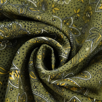 OEM ODM Tissu en satin de soie composite 100% polyester, 57 pouces, imprimé numérique durable pour jupe courte femme, tissu imprimé sur mesure