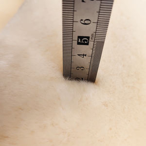 100% peau de mouton en peau de mouton doux motif brut longue laine manteau d'hiver avec des couleurs de teinture couverture de fourrure vêtement cuir fourrure animale - Product Image 4