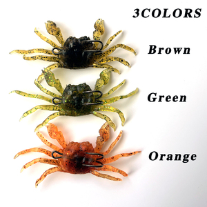 Señuelo Suave HOWELL, el Más Vendido, en Forma de Cangrejo, para Pesca en Agua Salada, Hundimiento, Cebo Realista en 3D, Antienganches, Lanzamiento Largo, Artificial - Product Image 6