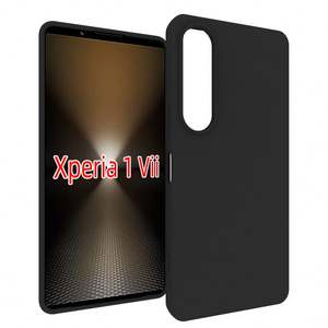 Funda Protectora de TPU Suave Mate Negra para Teléfono Sony Xperia 1 Vii 10 Vi 5 IV II V ACE 2 1 III XA1 Plus XZ1 Compact, Cubierta Trasera Esmerilada - Product Image 2