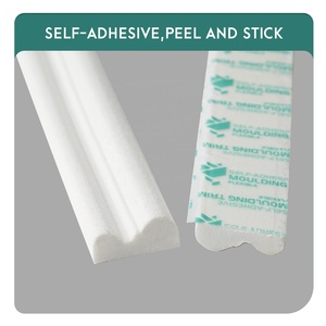 Bande de finition murale auto-adhésive en EVA flexible et peignable, moderne, <span class=keywords><strong>pour</strong></span> bricolage créatif, idéale <span class=keywords><strong>pour</strong></span> les murs et plafonds de villas, hôtels et hôpitaux - Product Image 5
