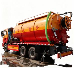 Camión de Succión de Aguas Residuales Euro 3 de 18000 Litros y 18 Toneladas 6X4 - Resistente a la Escala para Estaciones de Calefacción - Product Image 4