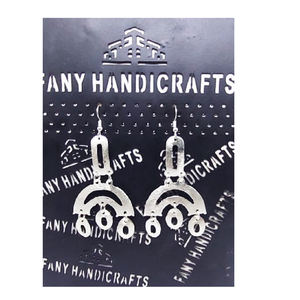 2024 pendientes de fiesta de playa de invierno chino redondo colorido étnico americano aro de San Valentín pendientes colgantes joyería de cuentas - Product Image 6