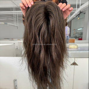 HOT SALE Yuanzhen Men's 100% Virgin Indian Remy Hair Lace Front PU Base BIO-lace <b>Toupee</b> 110% Density 38mm Texture Right 8x10 - Product Image 2