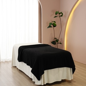 Couverture en tissu noir de haute qualité, multi-couleurs, en vrac, personnalisée, écologique, à séchage rapide - Product Image 4