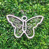 Échantillon gratuit Personnalisé pas de QUANTITÉ MINIMALE DE COMMANDE led Lettre lumière up lettre néon signe décor Papillon néon signe