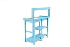 Étagère de jardin multi-niveaux en <span class=keywords><strong>plastique</strong></span> imitation bois, optimisée <span class=keywords><strong>pour</strong></span> l'espace, <span class=keywords><strong>pour</strong></span> la plantation verticale dans les petits espaces - Product Image 6