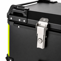Top Case pour Moto pour les Motards d'Aventure, Boîte Arrière en Aluminium Antivol à Double Verrouillage, Étanche IP67