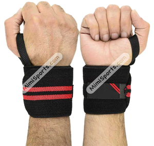 Réglable Élastique Compression <span class=keywords><strong>Sport</strong></span> Gym Peser Levage Formation Bracelet Bandage Support Haltérophilie Poignet Wraps Sangle - Product Image 1