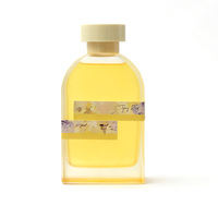 Bouteille de parfum d'ambiance Anding 200 ml, grande et plate, vide, personnalisable, de luxe, en verre, pour diffuseur à bâtonnets d'aromathérapie