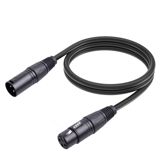 XLR Male to Female Microphone Cable 3 Pin Balanced Audio Cable for Professional Sound System